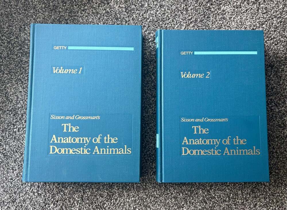 Sisson & Grossman Domestic Animals Vol 1 & 2 5th Ed 1975